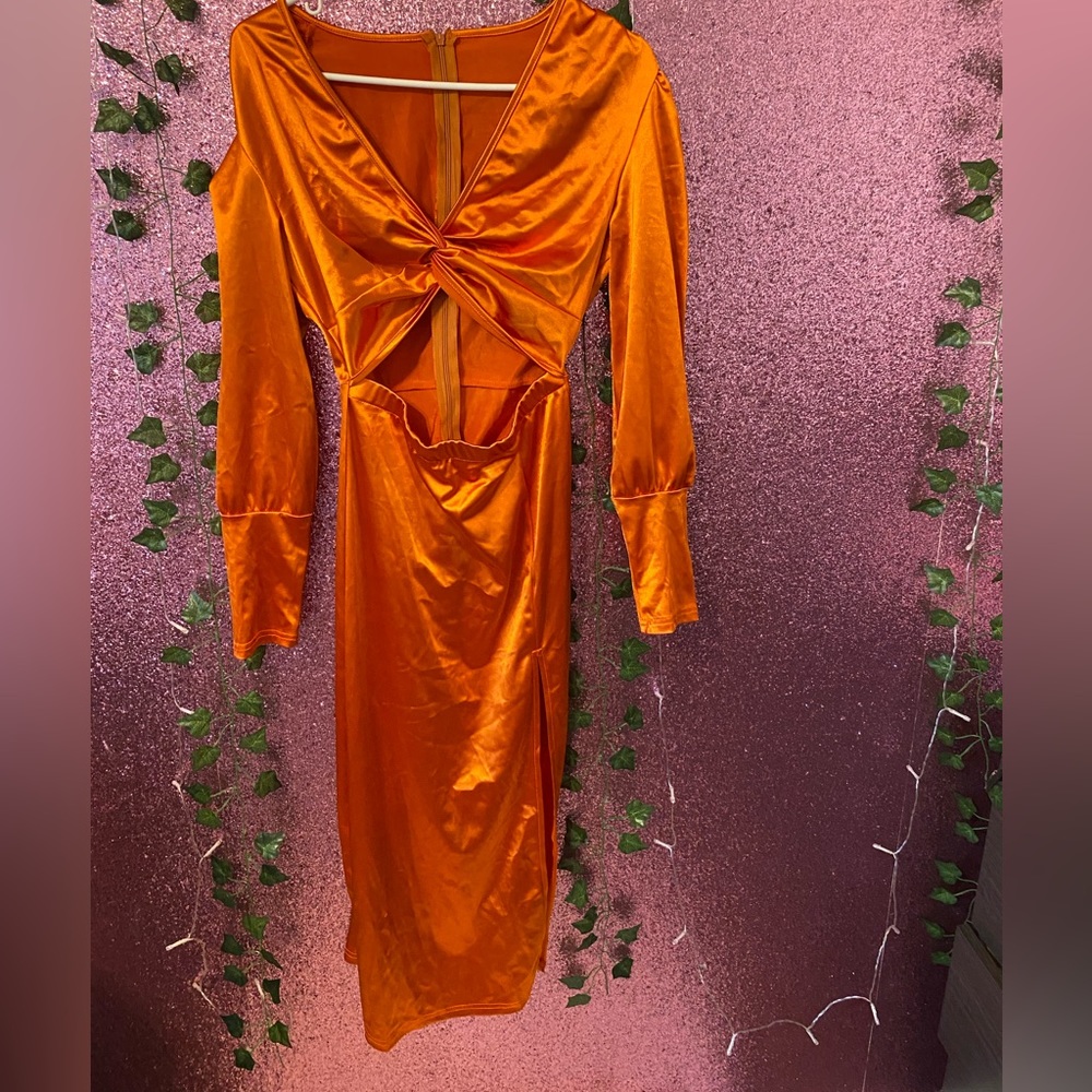 SHEIN Orange Small Dress